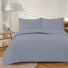 Load image into Gallery viewer, Morris Microfiber Prewashed Ultrasonic Quilted Coverlet King Dark Grey; ETA Mid March
