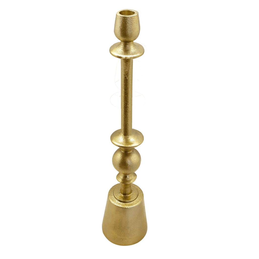Noel Candle Stand Large 9x9x45cm Gold