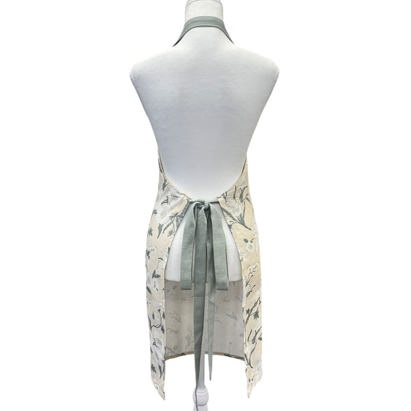 Nordhem Floral Apron 83x68x0.2cm Warm Beige; ETA Early October