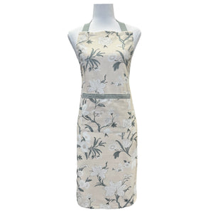 Nordhem Floral Apron 83x68x0.2cm Warm Beige; ETA Early October