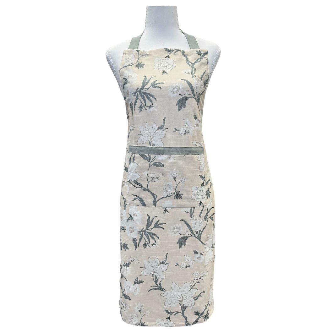 Nordhem Floral Apron 83x68x0.2cm Warm Beige; ETA Early October