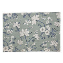 Load image into Gallery viewer, Nordhem Placemat Set of 4 33x48x0.2cm Blue Grey Floral Multi; ETA Early October

