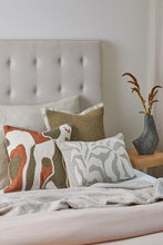 Load image into Gallery viewer, Nyla Cushion 50x50x0.5cm Ochre &amp; Green Multi
