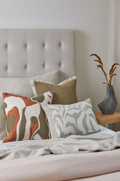 Nyla Cushion 50x50x0.5cm Ochre & Green Multi