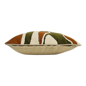 Nyla Cushion 50x50x0.5cm Ochre & Green Multi; ETA Early October