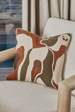 Load image into Gallery viewer, Nyla Cushion 50x50x0.5cm Ochre &amp; Green Multi; ETA Early October
