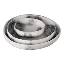 Load image into Gallery viewer, Orion Organic Resin Bowl 20x15.5x4.8cm Grey Stone Matt; ETA Early October
