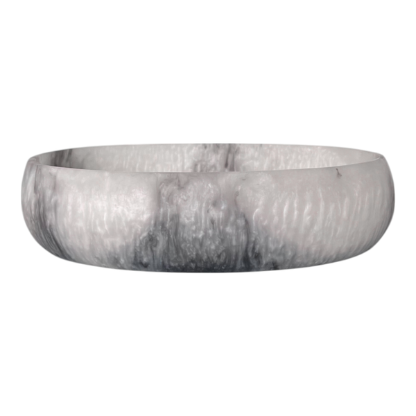 Orion Organic Resin Bowl 20x15.5x4.8cm Grey Stone Matt