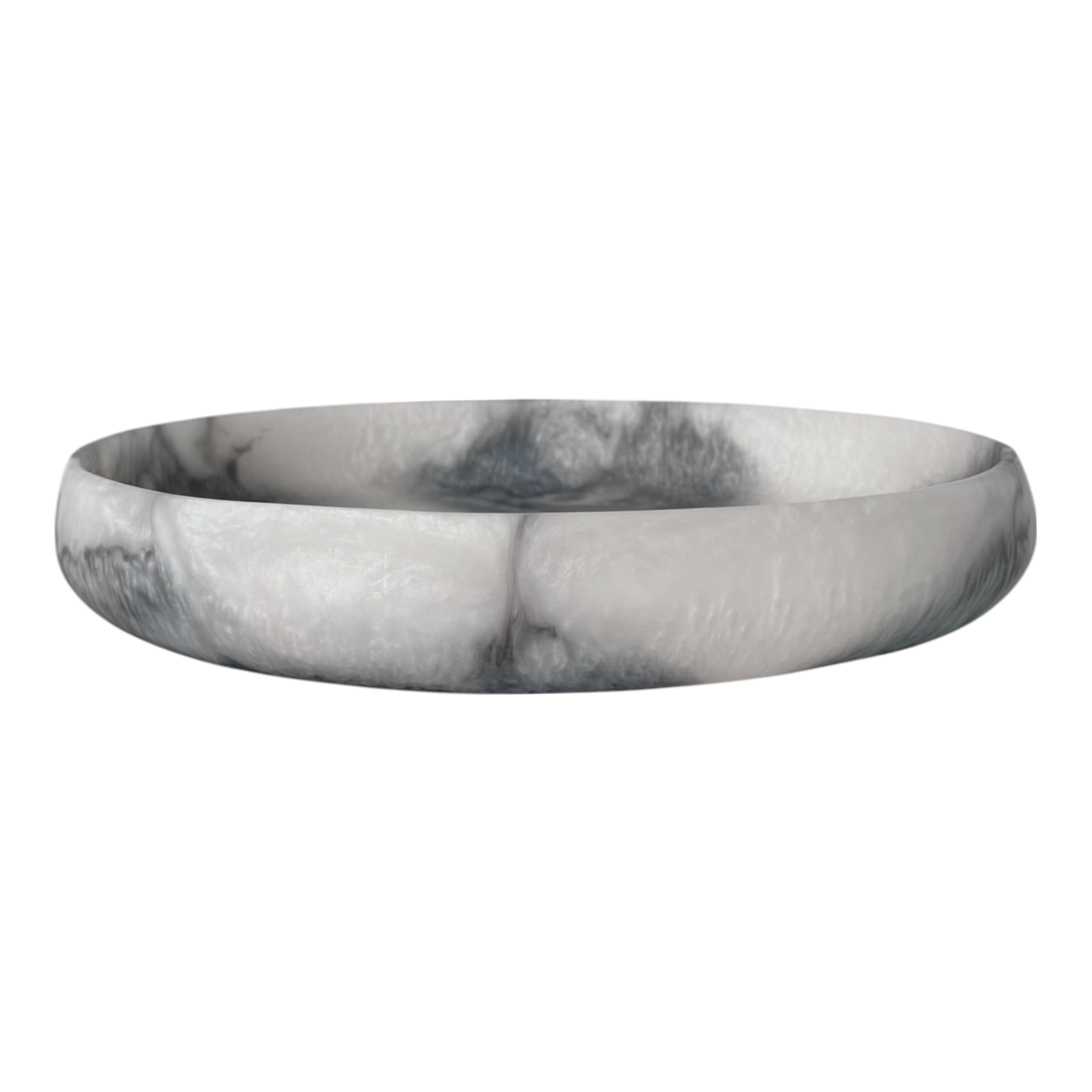 Orion Organic Resin Bowl 20x15.5x4.8cm Grey Stone Matt