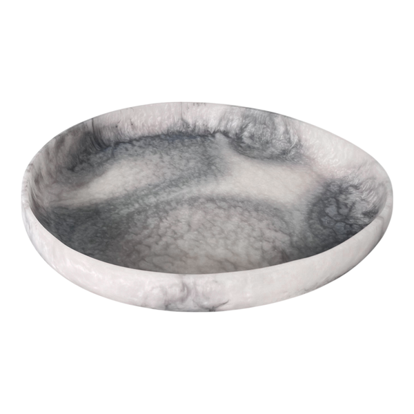 Orion Organic Resin Bowl 36.3x31.2x5cm Grey Stone Matt; ETA Early October