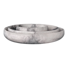 Load image into Gallery viewer, Orion Organic Resin Bowl 31x27x5cm Grey Stone Matt
