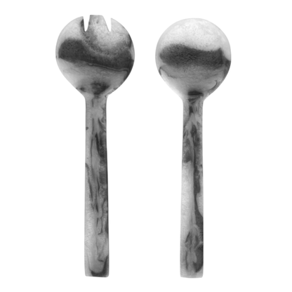 Orion Salad Server Pair 27x8x2cm Grey Stone Matt