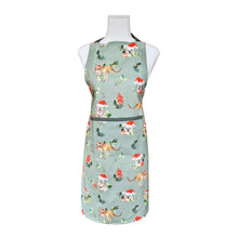 Load image into Gallery viewer, Outback Christmas Apron 83x68cm Mint &amp; Green; ETA Early September

