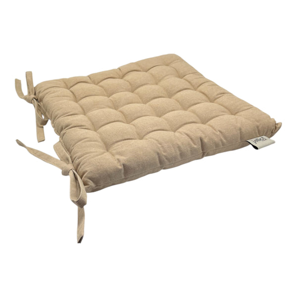 Outdoor Solid Chair Pad 40x40cm Taupe