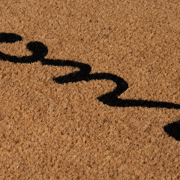 PVC Backed Coir Printed Mat Ranchslider 40x120x1.5cm Welcome