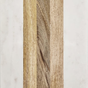 Percy Serving Board Rectangle 42x16cm Marble & Natural