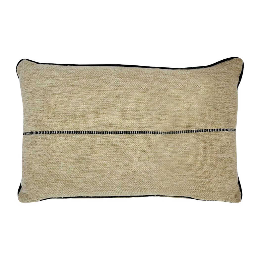 Pointer Cushion 35x55x0.7cm Natural & Black Multi; ETA Early October