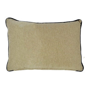 Pointer Cushion 35x55x0.7cm Natural & Black Multi; ETA Early October
