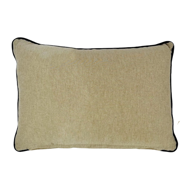 Pointer Cushion 35x55x0.7cm Natural & Black Multi; ETA Early October