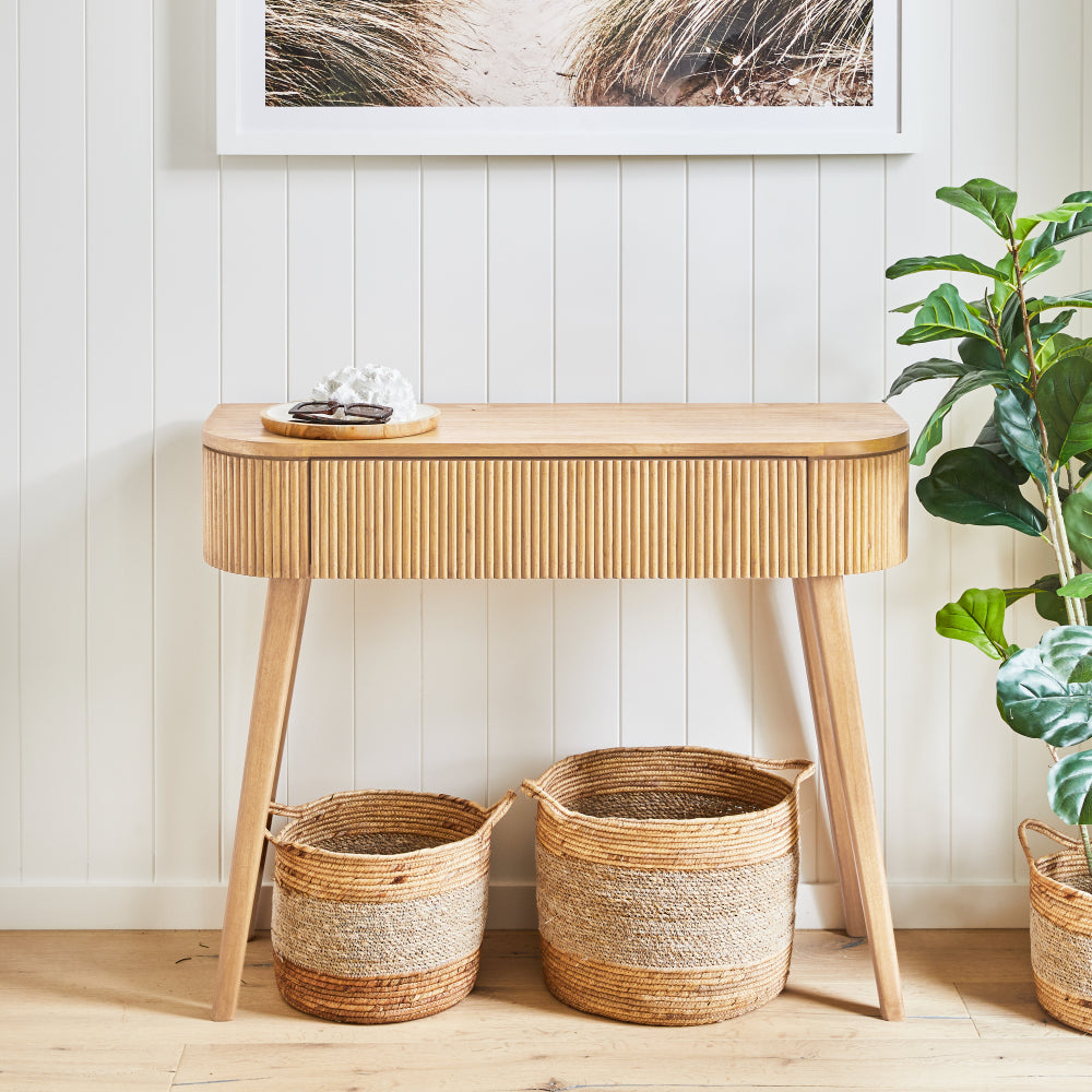 Pratt Console Table 100x35x80cm Oak