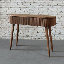 Load image into Gallery viewer, Pratt Console Table 100x35x80cm Walnut; ETA Late March
