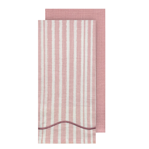 Radiant Weave 2pk Tea Towel 50x70x2cm Pink; ETA Early October
