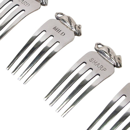 Remy Cheese Markers Set 7x3cm Silver