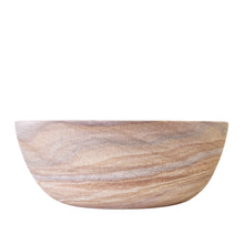 Load image into Gallery viewer, Riley Bowl 20x20x7.5cm Rainbow Sandstone; ETA Mid April
