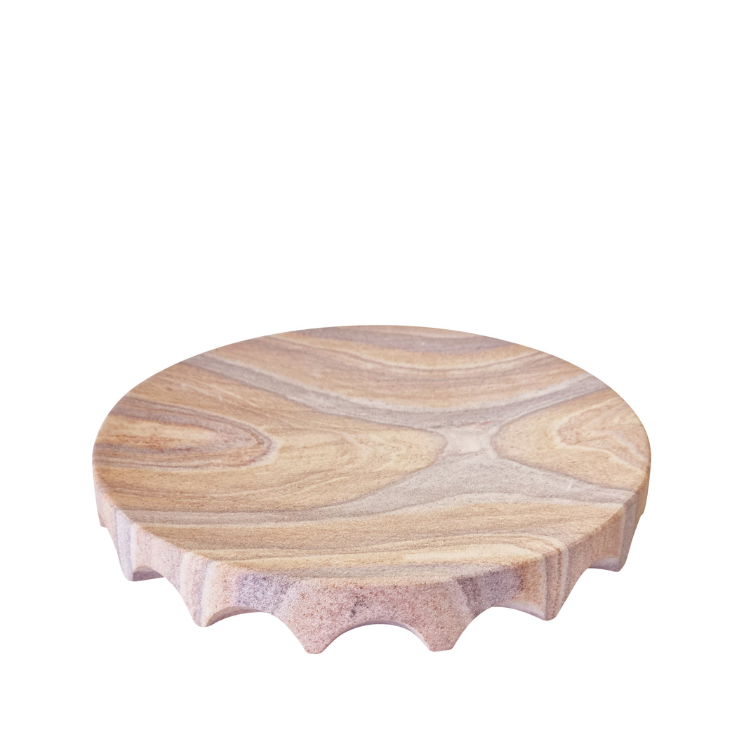 Riley Tray Small 20x20x2.5cm Rainbow Sandstone; ETA Mid April