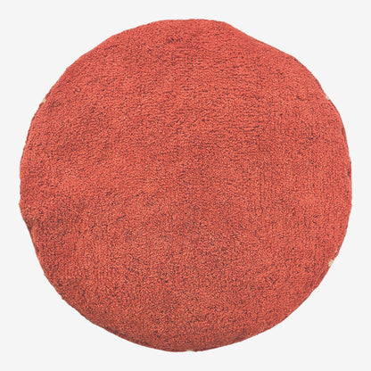Rimsha Tufted Pouf 60x60x25cm Coral