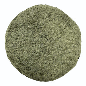 Rimsha Tufted Pouf 60x60x25cm Olive; ETA Late September