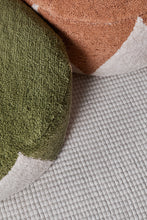 Load image into Gallery viewer, Rimsha Tufted Pouf 60x60x25cm Olive; ETA Late September
