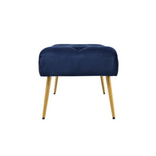 Load image into Gallery viewer, Roxanne Bench 122x49x44cm Navy &amp; Gold; ETA End May
