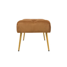 Load image into Gallery viewer, Roxanne Bench 122x49x44cm Sand &amp; Gold; ETA End May
