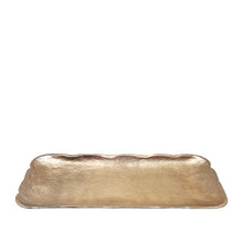 Load image into Gallery viewer, Safiya Rectangle Tray 35x17x2cm Gold
