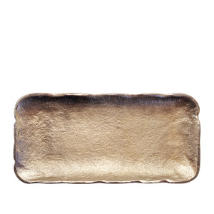 Safiya Rectangle Tray 35x17x2cm Gold