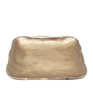 Safiya Square Tray 18x18cm Gold