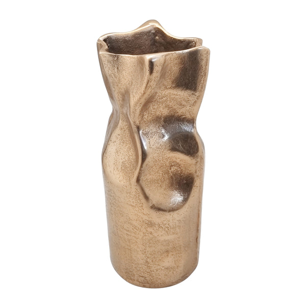 Safiya Tall Vase 14x13.5x35cm Gold