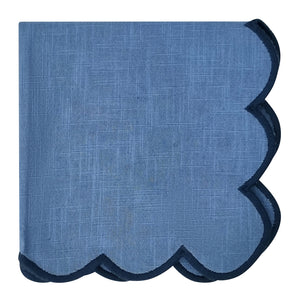 Sally Napkin 4pk 45x45cm Dusty Blue