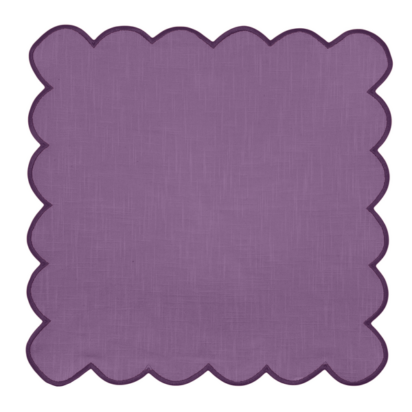 Sally Napkin 4pk 45x45x0.2cm Purple; ETA Early October