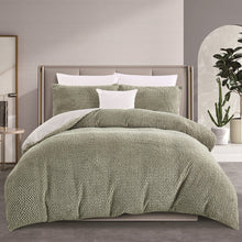 Load image into Gallery viewer, Sasha Quilt Cover Set King Green Mist; ETA Early April
