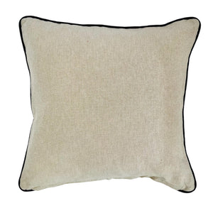 Savanna Cushion 50x50x0.5cm Natural & Black Multi; ETA Early October