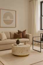 Load image into Gallery viewer, Elodie Pearl Large Coffee Table 75x75x38cm Natural
