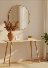 Load image into Gallery viewer, Elodie Pearl Console Table 93x40x73cm Natural
