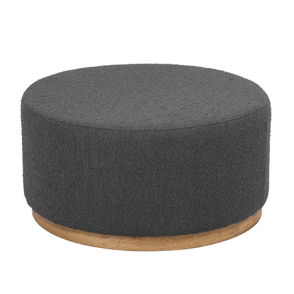 Senora Ottoman 80x80x41cm Charcoal