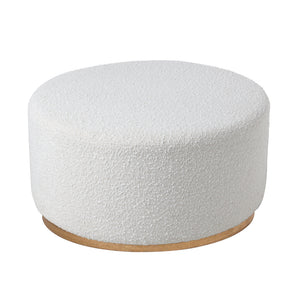 Senora Ottoman 80x80x41cm Ivory; ETA Early May