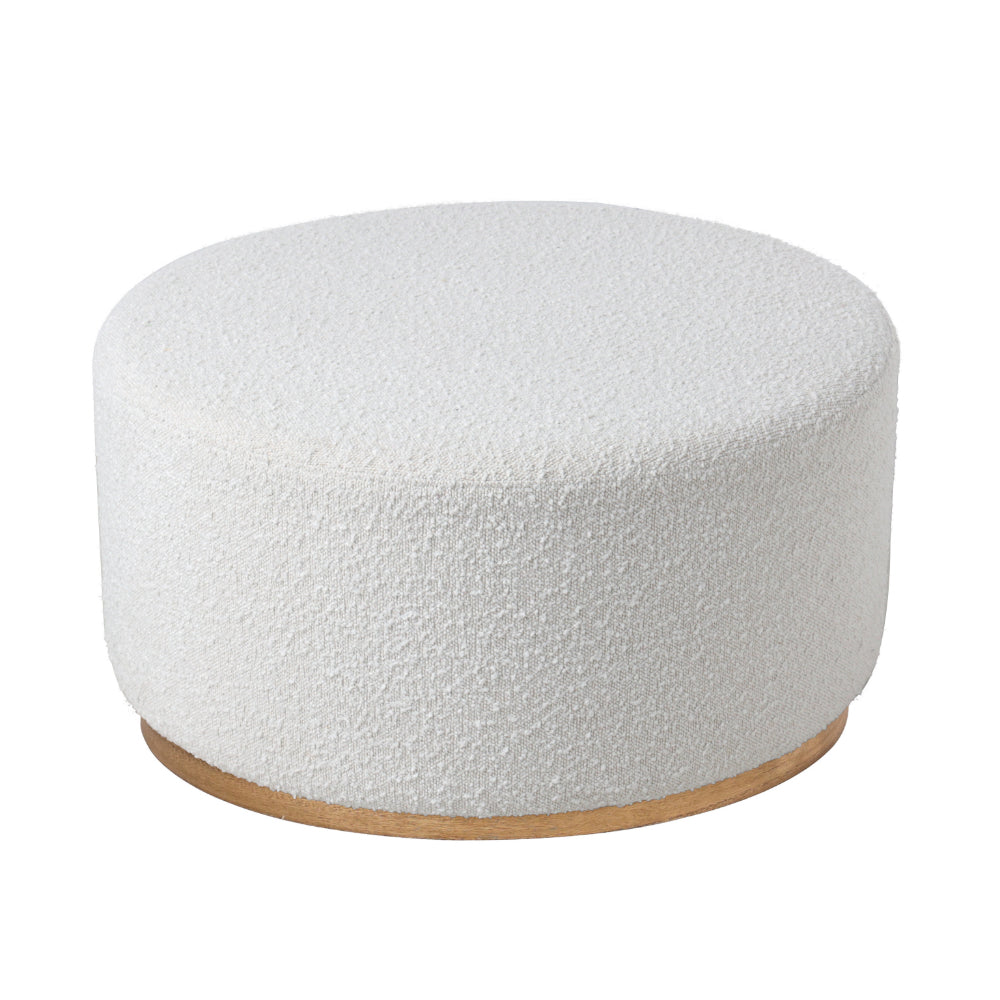 Senora Ottoman 80x80x41cm Ivory; ETA Early May