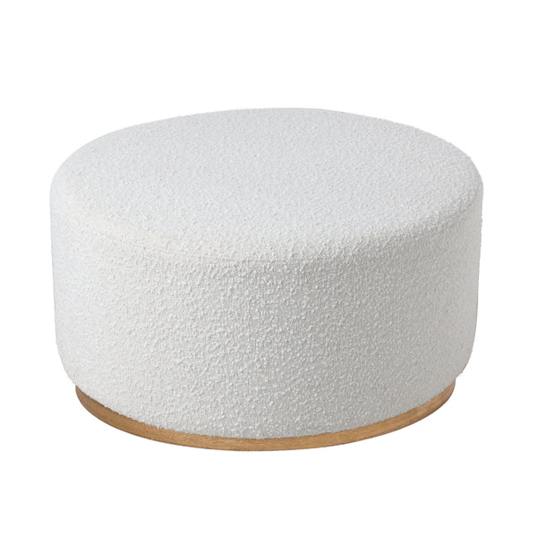 Senora Ottoman 80x80x41cm Ivory; ETA Late November