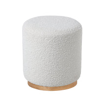 Load image into Gallery viewer, Senora Stool 41x41x44cm Ivory; ETA Early May
