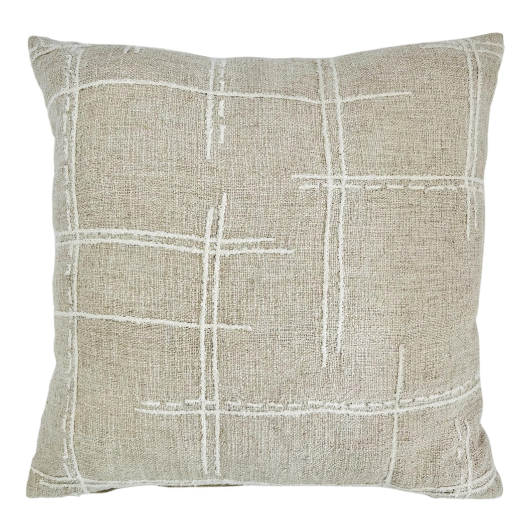 Seraphina Cushion 50x50x0.5cm Ivory; ETA Early October